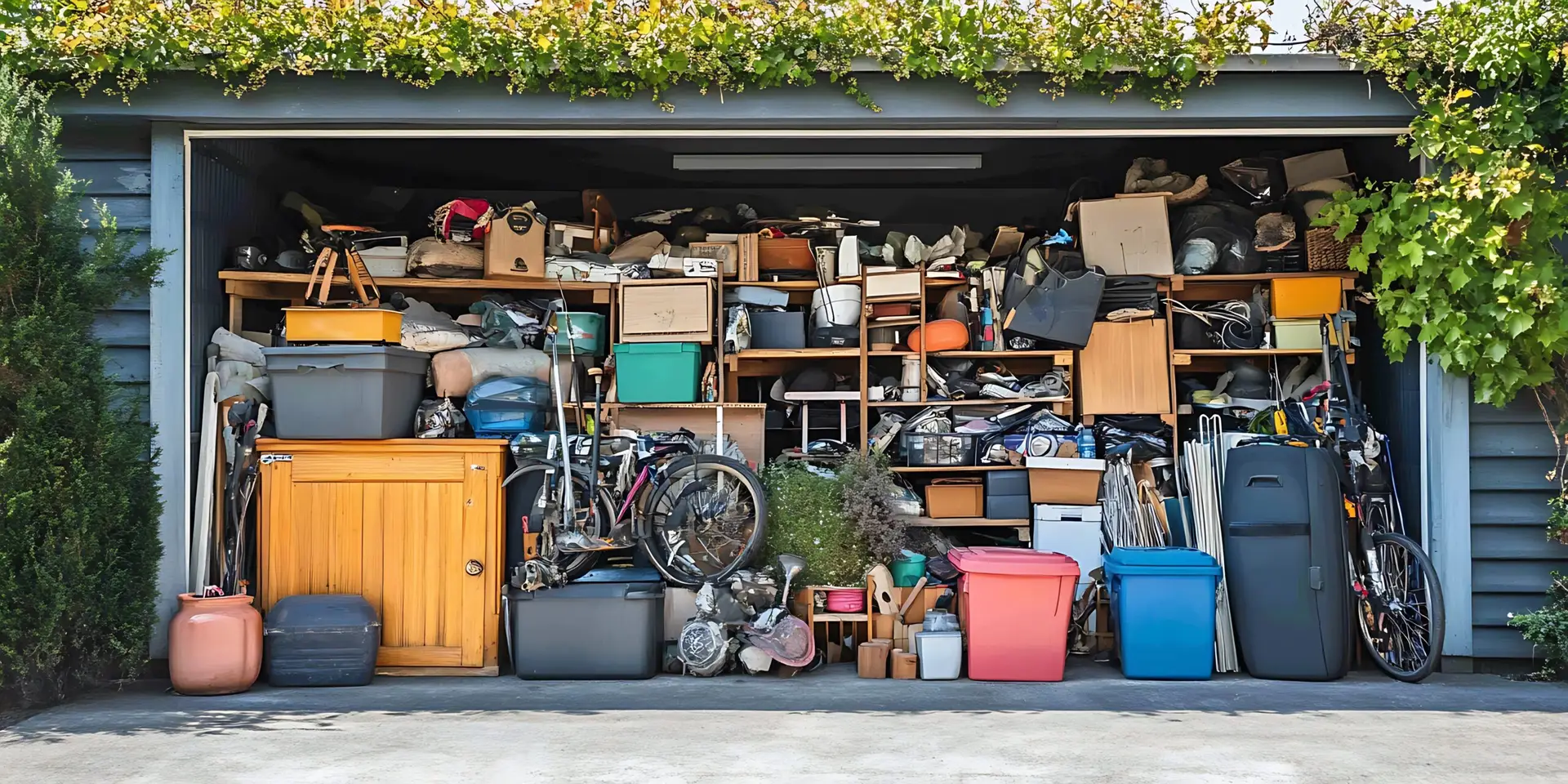 Hoarding Help Center - Decluttering a cluttered garage